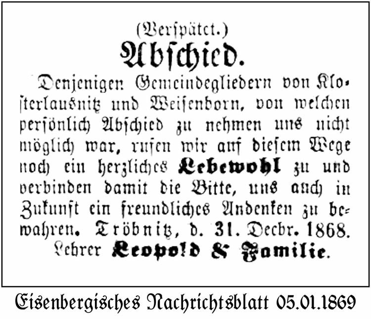 1868-12-31 Kl Abschied Lehrer Leopold